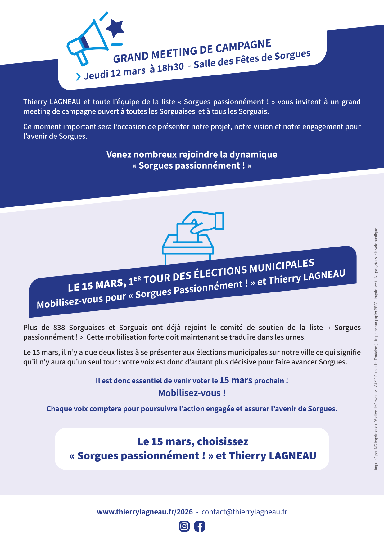 Thierry Lagneau Sorgues Comité de soutien