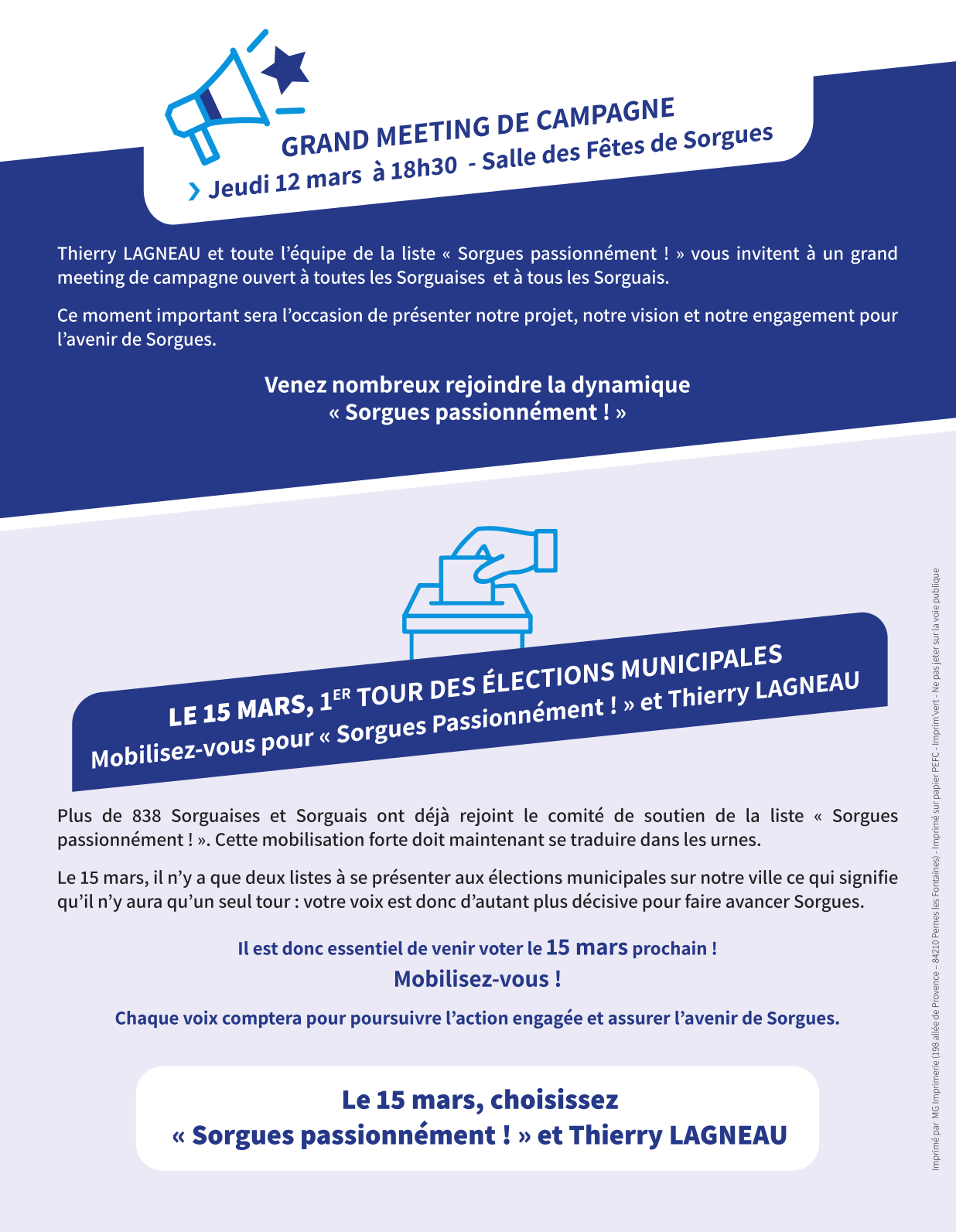 Thierry Lagneau Sorgues Comité de soutien
